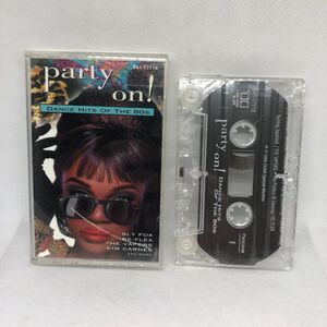 Party On! Dance Hits Of The 80's Cassette Tape 1994 TESTED